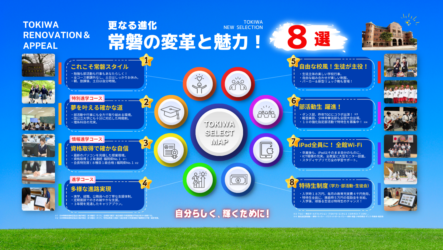 常磐の変革と魅力「８選」